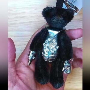Auth Prada Techno Bear Keychain and Bag Charm